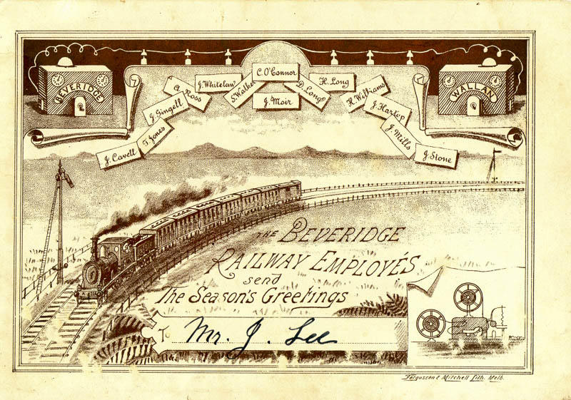 Early Australian Christmas card