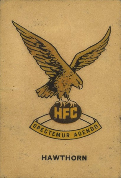 Hawthorn Twisties 1968 Football Game card in good condition, hard to get. For sale at May fair, Ken Piesse.