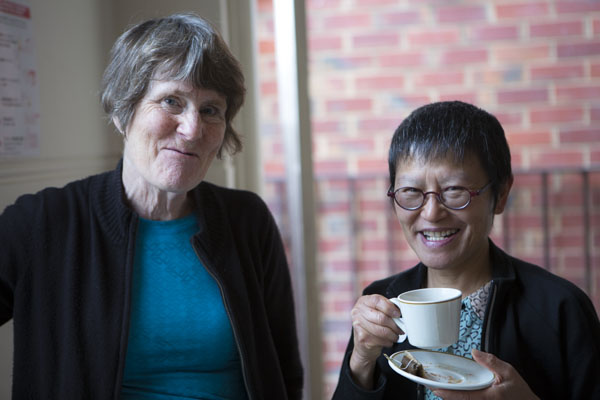 Jennefir and ESA member Jean Yenson