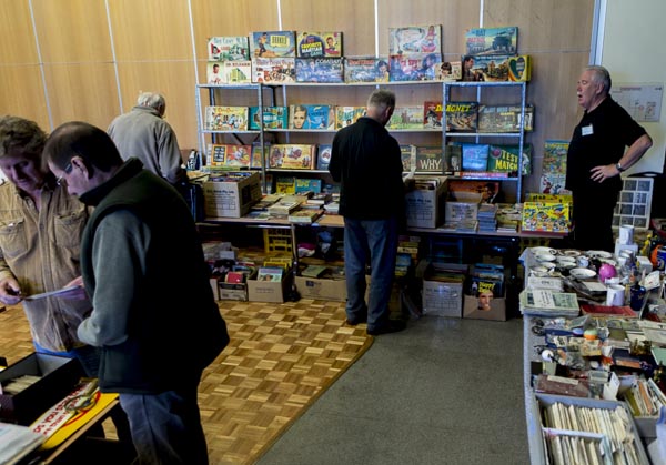 Greg Plancke's wall of games.