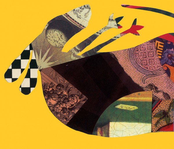 Kangaroo collage by David Lancashire. Reproduced with permission of David and the Cyclone Gallery.