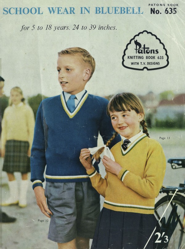 Patons' pattern book No. 635.