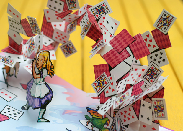 Alice in Wonderland pop up book.