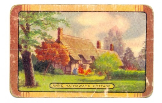 Anne Hathaway's cottage, Coles card. Date unknown.