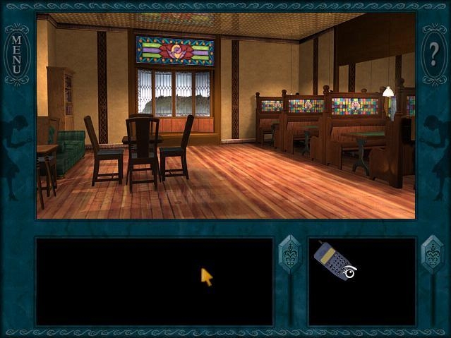 Scene from electronic game (Cafe).