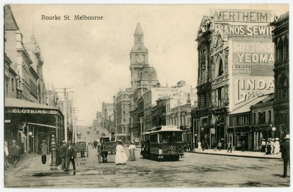 Bourke St, Melbourne.