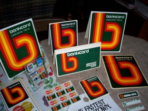 Remember these bankcard signs?