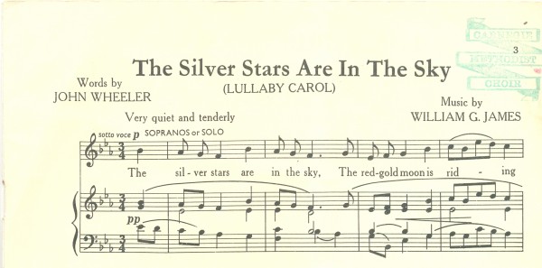 Sheet music, 5 Australian carols, internal page, Bede