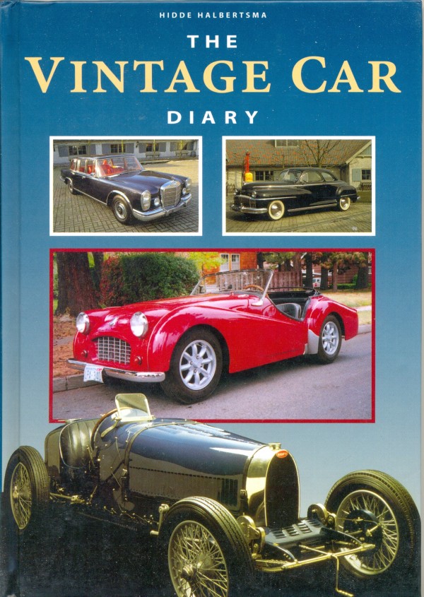 'The Vintage car diary 1997' by Hidde Halbertsam, Rebo Productions, 24 x 17 cm, 1996. Collection of Richard Felix.
