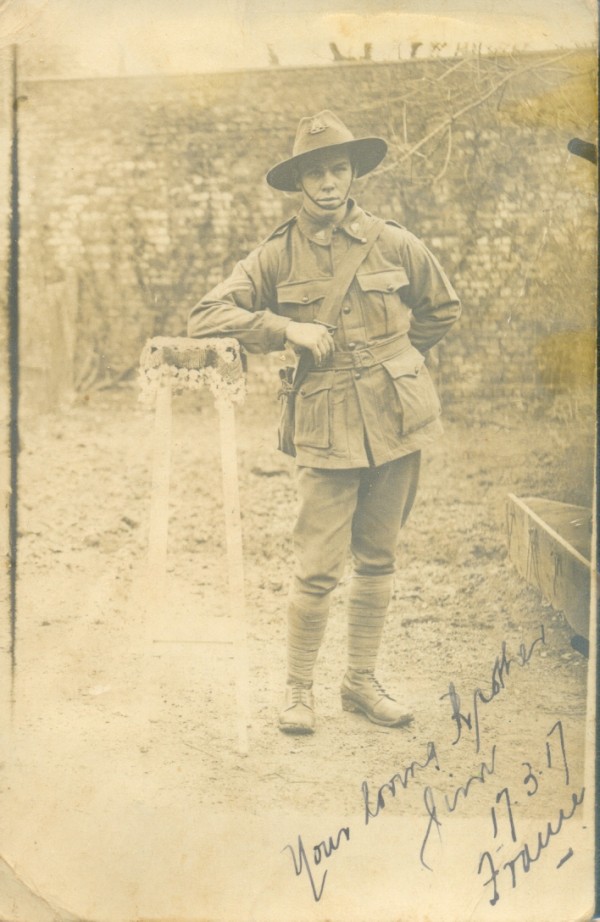 Jim Jorgensen, 1917. Collection of Kaerest Houston.