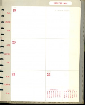Page spread in Gerrards of Swinton 1964 centenary year, 25 x 20 cm. Collection of Richard Felix.