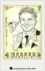 Border medallist, swap card, 2005.