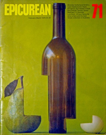 Epicurean cover designed by Les Mason.