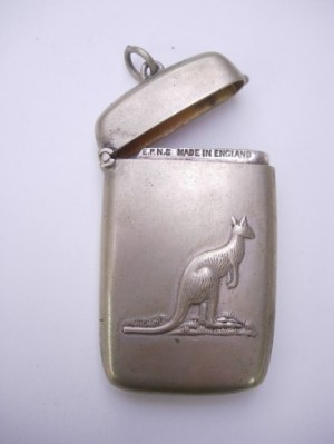 Vesta holder, front, Mick Stone.